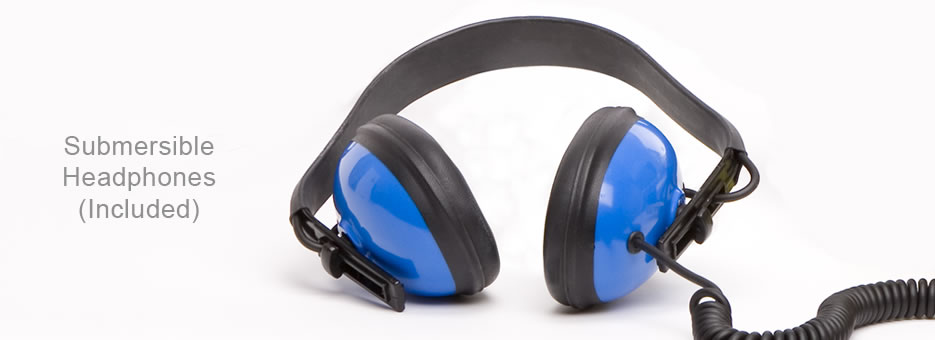 headphone untuk detektor logam yang kedap air